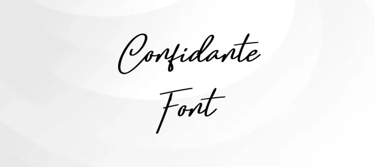 Confidante Font Free Download