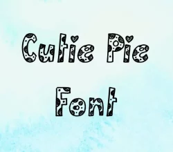 Cutie Pie Font Free Download