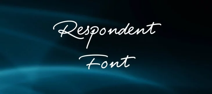 Respondent Font Free Download