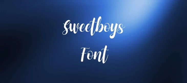 SweetBoys Font Free Download