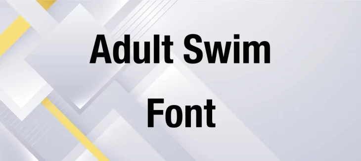 Adult Swim Font Free Download