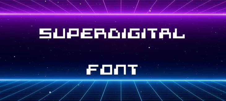 Super Digital Font Free Download