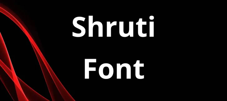 Shruti Font Free Download