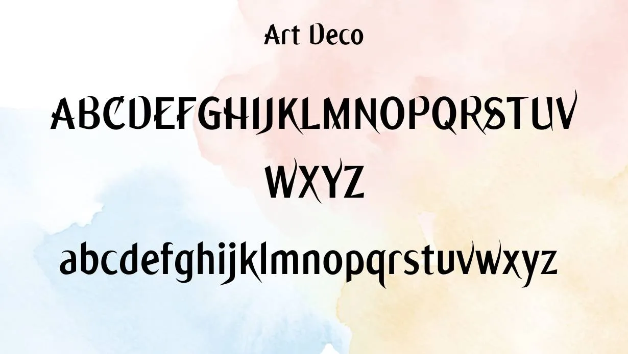 Art Deco Font