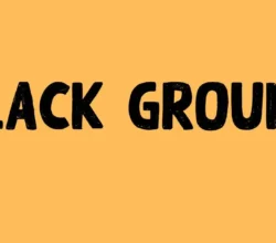 Black Ground Font Free Download 