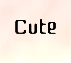 Cute Font Free Download 