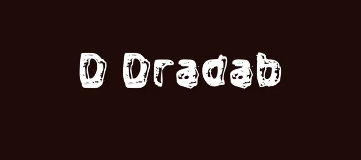 D Dradab Font Free Download