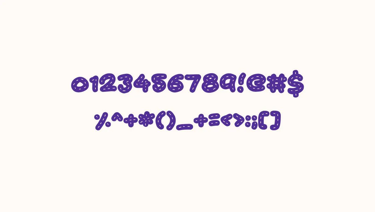 Kawaii Stitch Font Download