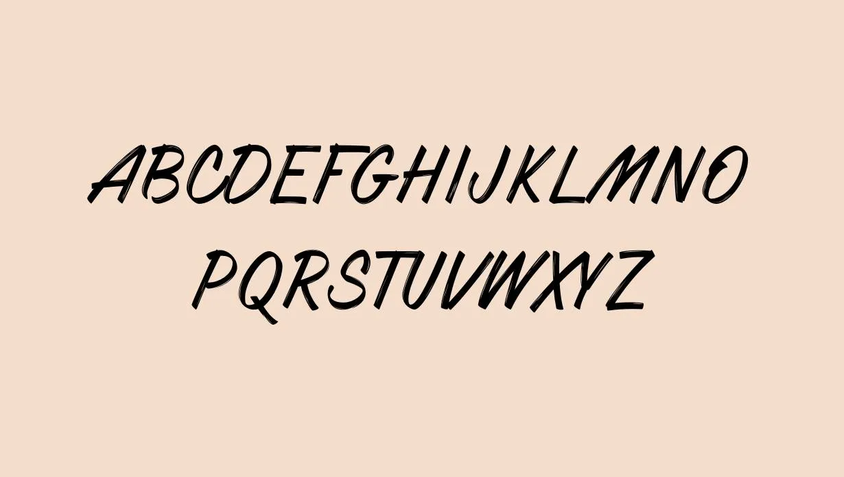 Mark My Words Font