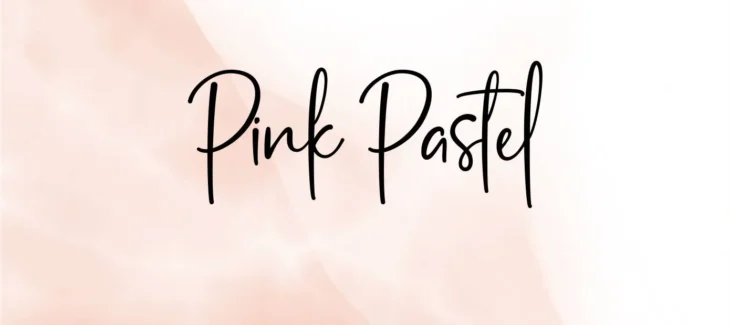 Pink Pastel Font Free Download