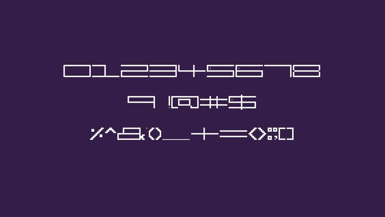 Pixel Star Font