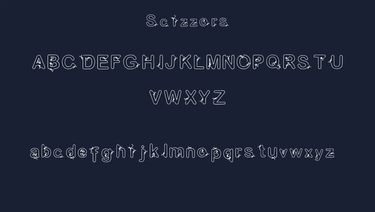 Scizzors Font
