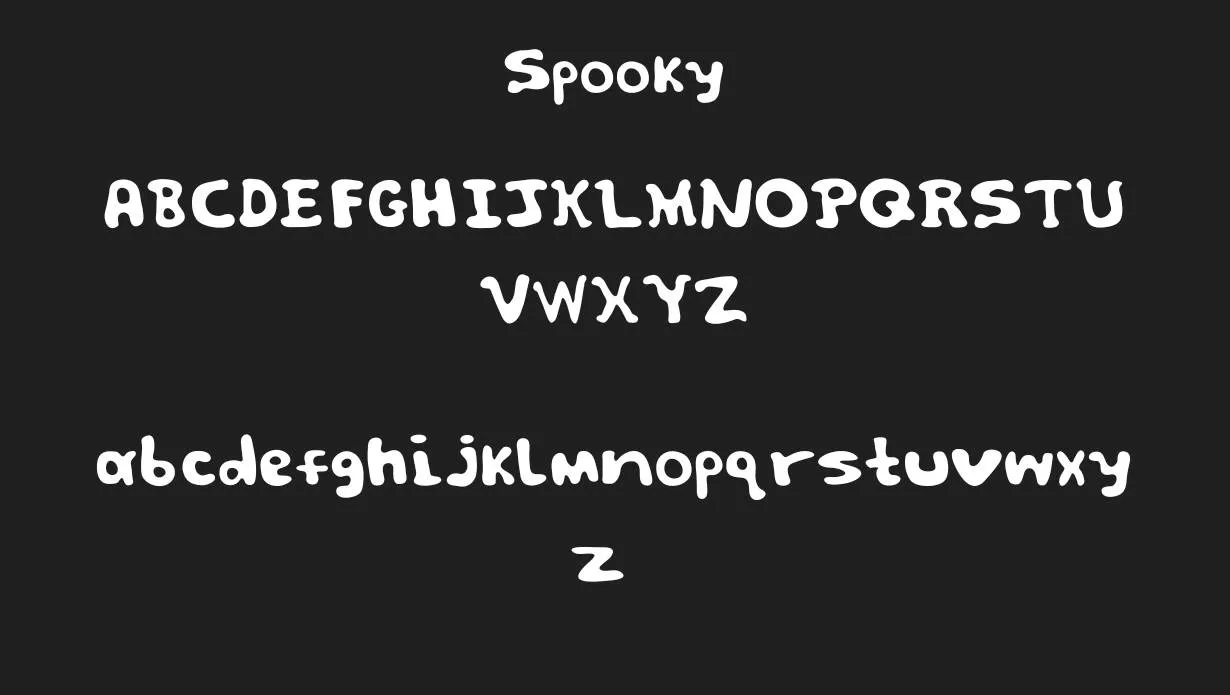 Spooky Font