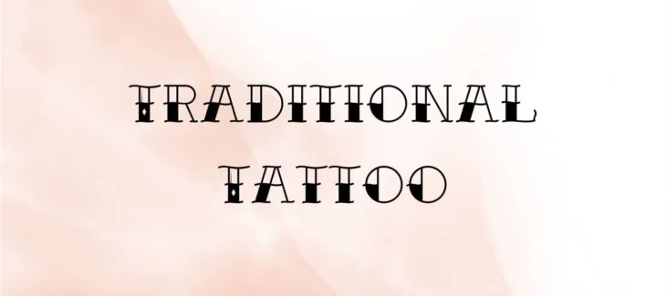 Traditional Tattoo Font Free Download