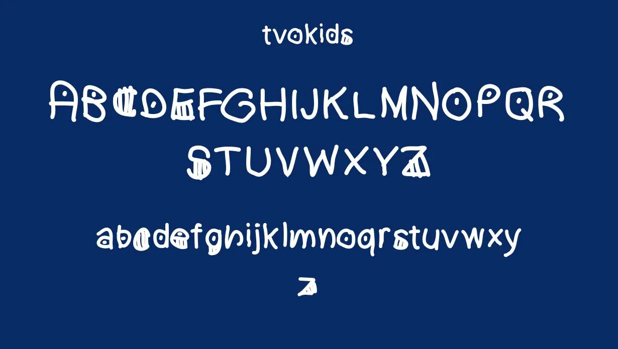 TvoKids Font