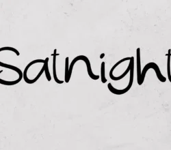 Satnight Font Free Download